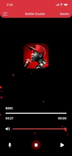 Battle Rap Live App - Dedicated Developer - Screen 1