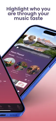 Social Music App - Dedicated Developer - Screen 2