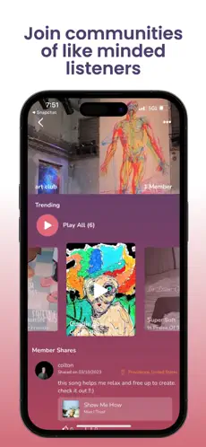 Social Music App - Dedicated Developer - Screen 5